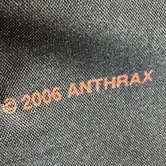 ANTHRAX Flag 2006 Fabric POSTER Thrash Y2K - Picture 2 of 2